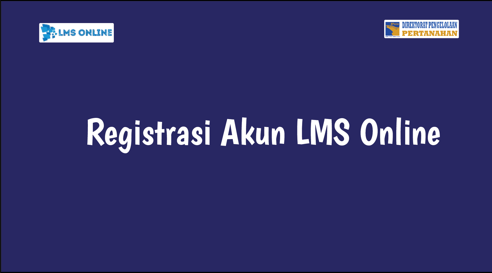 info Cara registrasi akun LMS